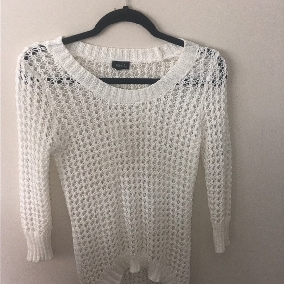 Rue 21 sweater CREAM - Picture 1 of 5